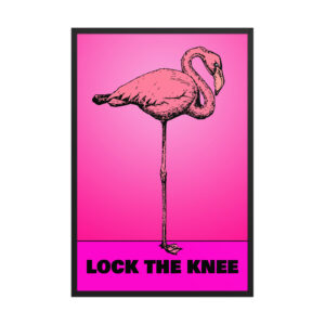 Lock The Knee - Framed
